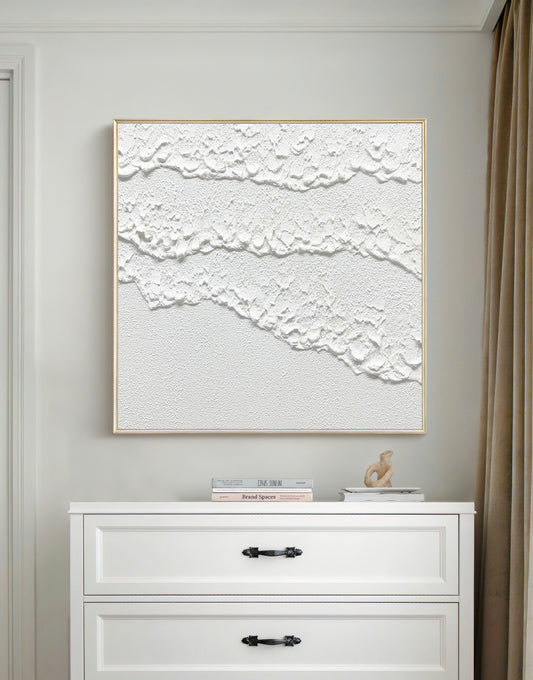 white abstract wall art,white textured wall art,white abstract art,painting white wall art