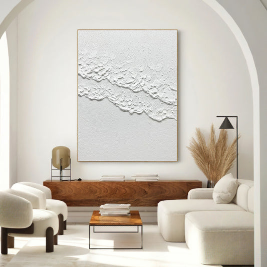 white abstract wall art,white textured wall art,white abstract art,painting white wall art