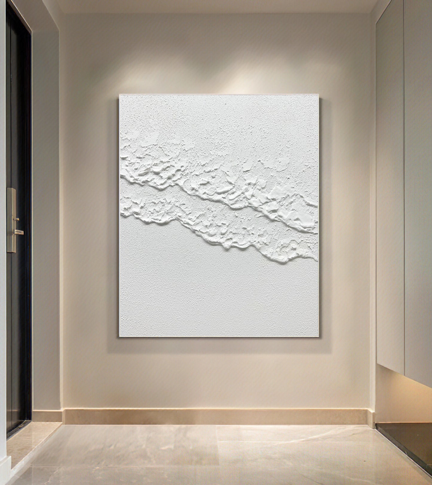 white abstract wall art,white textured wall art,white abstract art,painting white wall art