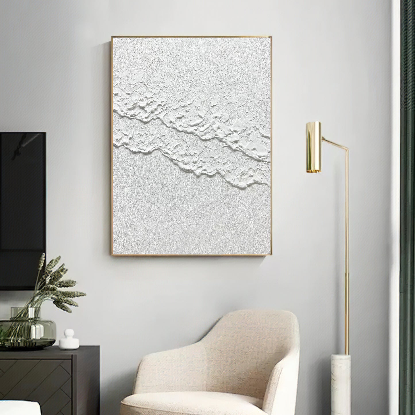 white abstract wall art,white textured wall art,white abstract art,painting white wall art