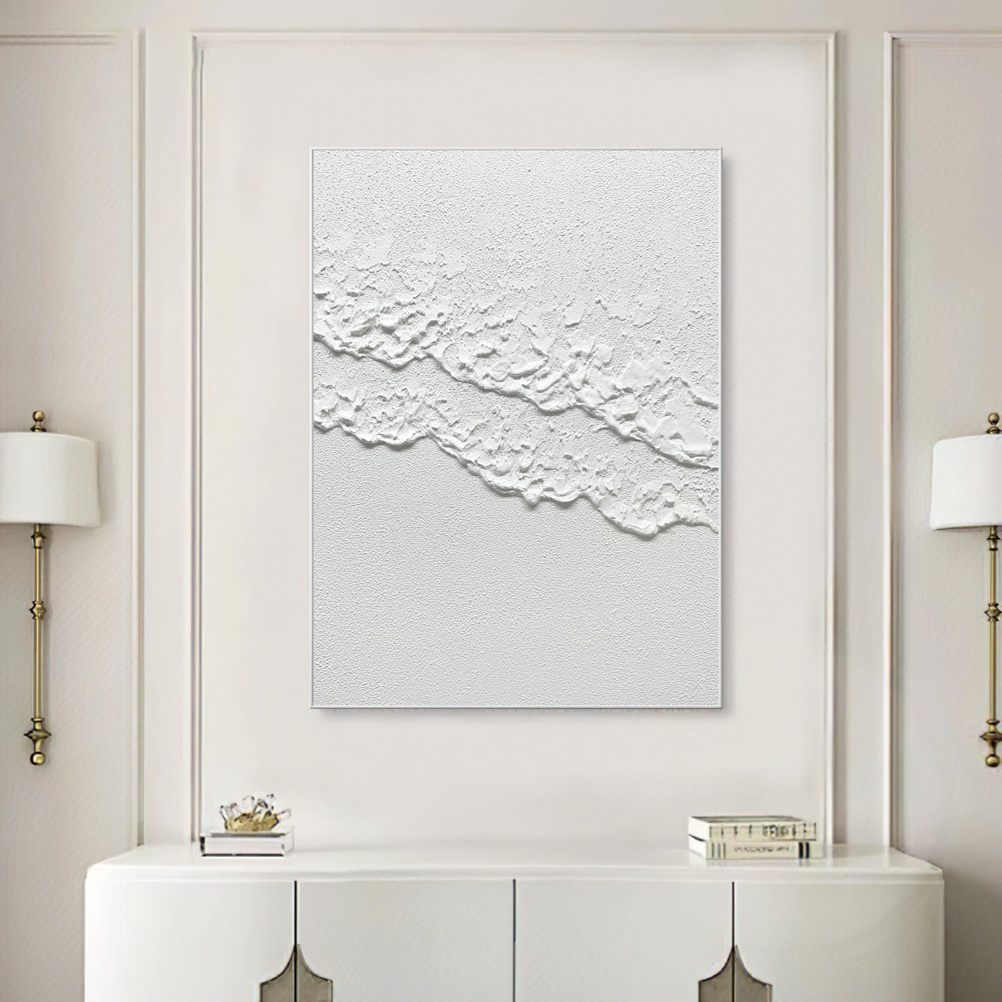 white abstract wall art,white textured wall art,white abstract art,painting white wall art