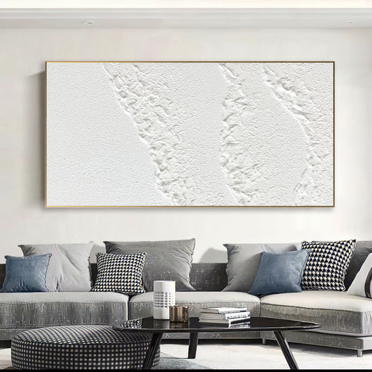 white abstract wall art,white textured wall art,white abstract art,painting white wall art