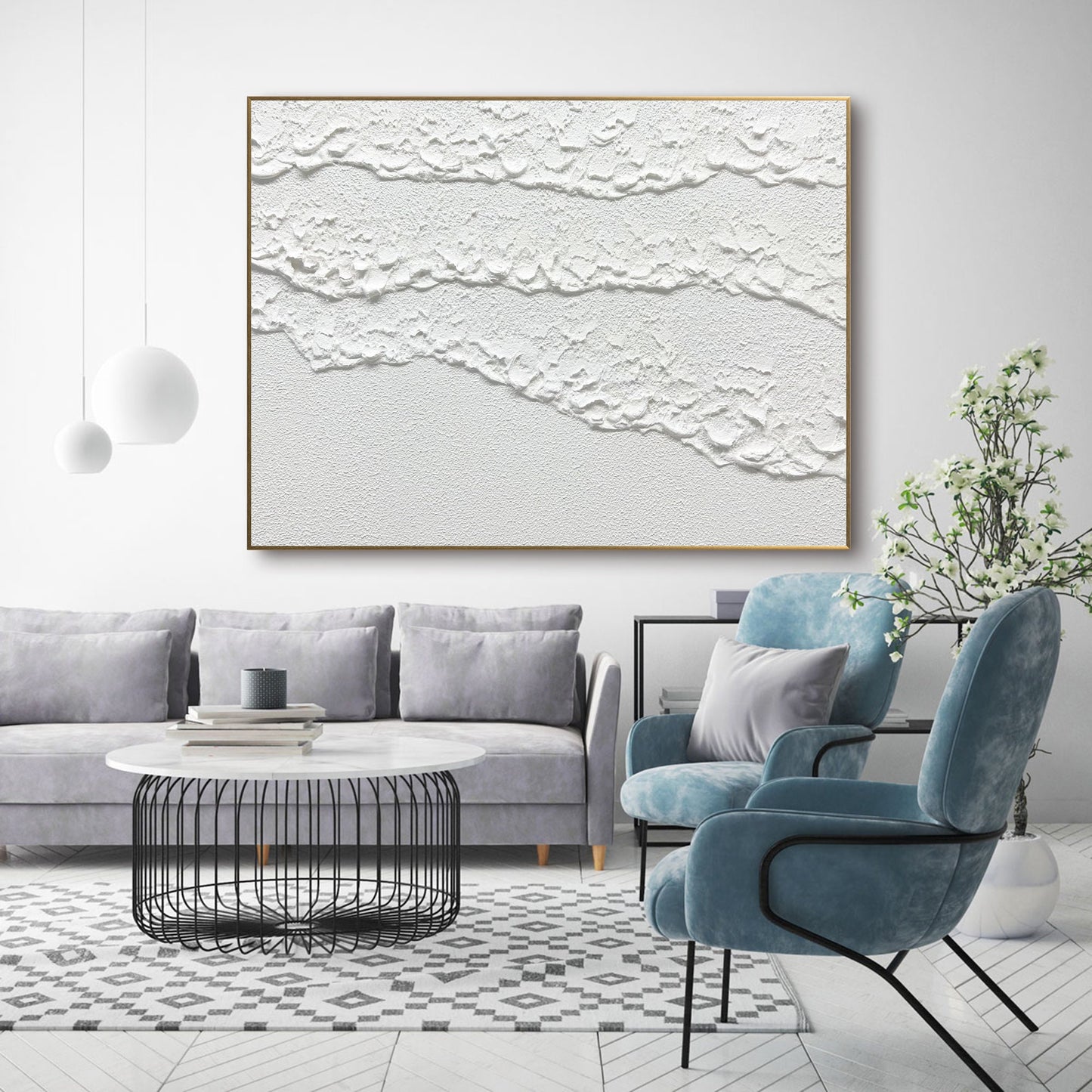 white abstract wall art,white textured wall art,white abstract art,painting white wall art