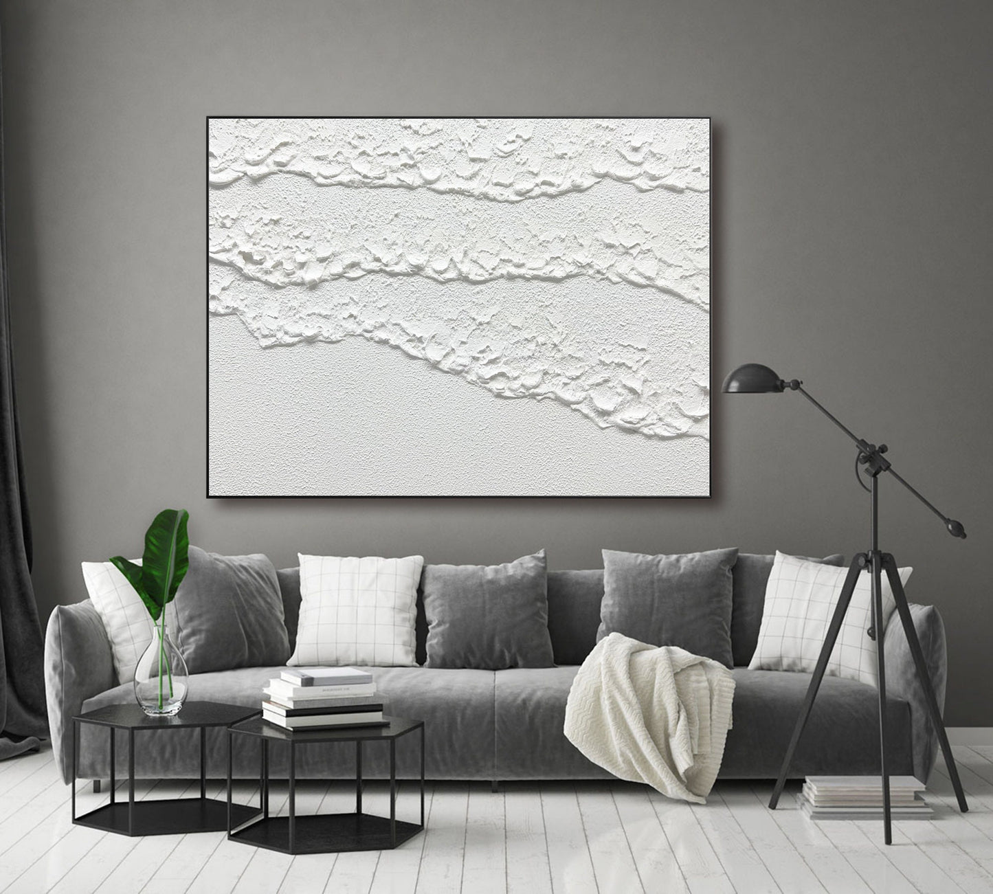 white abstract wall art,white textured wall art,white abstract art,painting white wall art