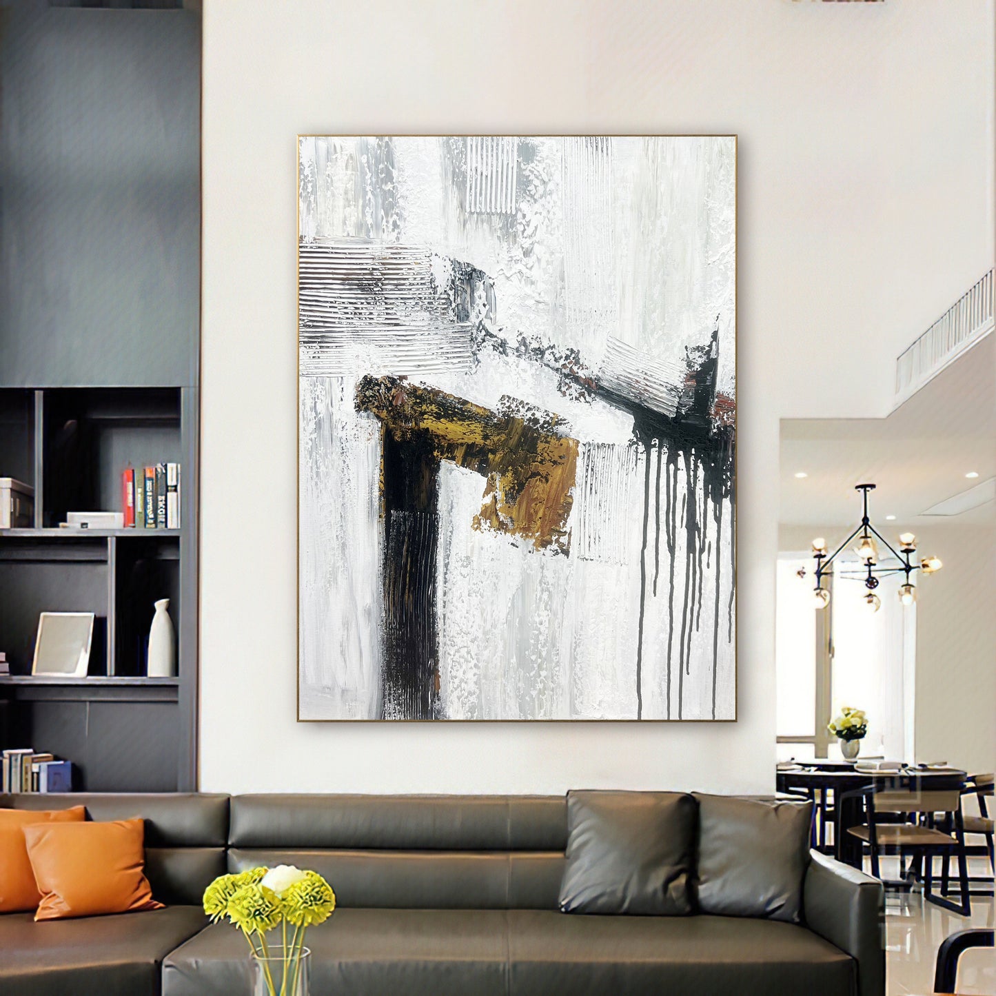 Large Acrylic Oil Painting On Canvas,Abstract Painting Canvas